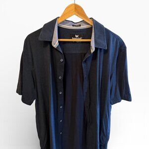 Buttercloth Mens Icy Cotton Short Sleeve Button Up - Size XL